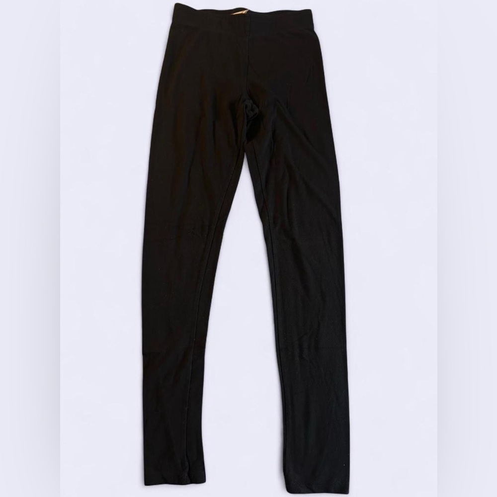 Garage Black Cotton Blend Leggings